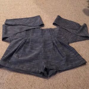 Wrap and tie shorts